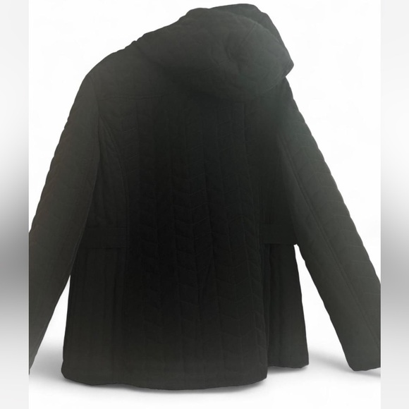 NWOT Laundry By Shelli Segal Black Quilted Puffer Coat Size XXL - Picture 2 of 9